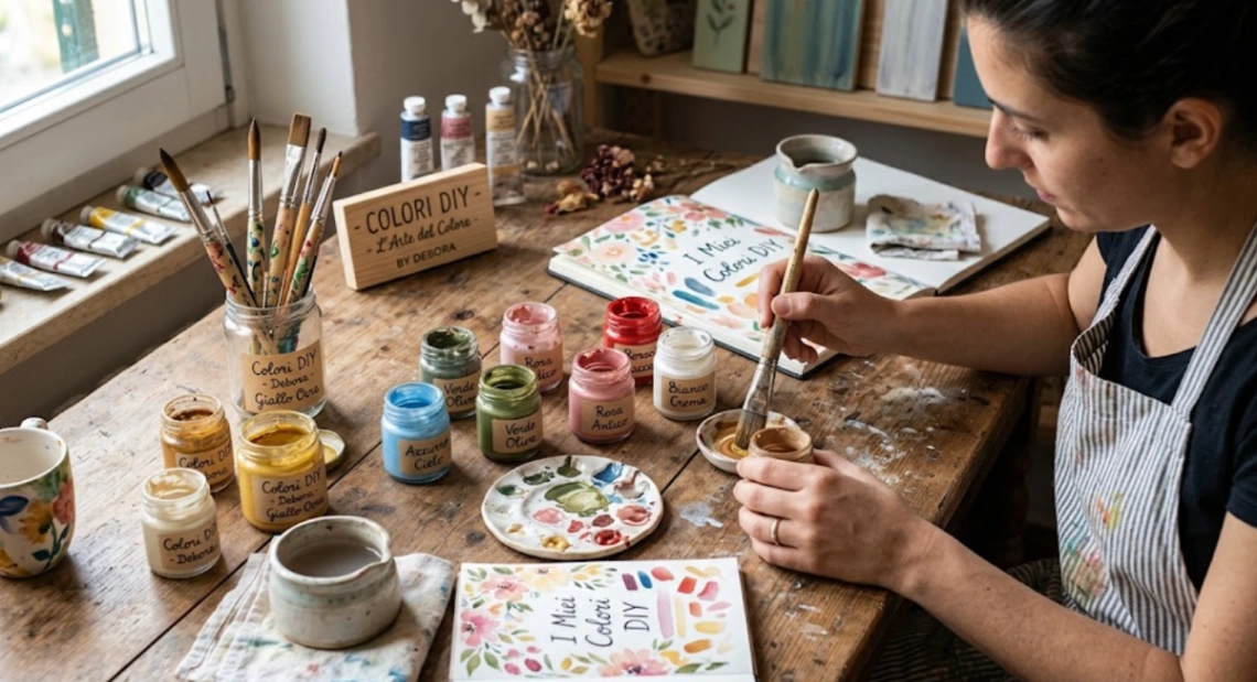 Colori Acrilici Artigianali DIY – Palette d'Autore Debora Bee